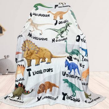 Dinosaur Throw Blanket