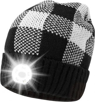 LED Beanie Winter Hat with Light