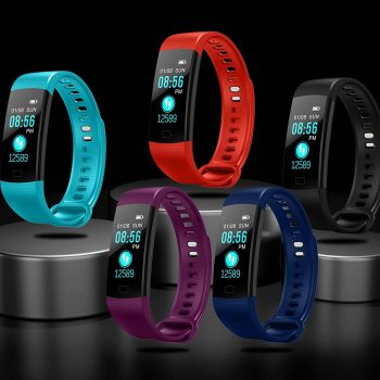 Smart Bluetooth Color Screen Bracelet Sports Health Heart-Rate Blood Pressure Blood Oxygen Real-time Monitoring Wearing Bracelet Mobile Phone Message Push