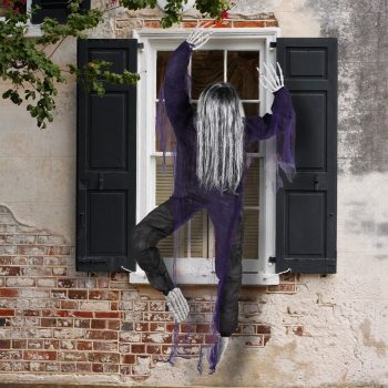 Halloween Climbing Skeleton Decorations