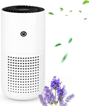 Air Purifiers for Home, H13 HEPA Air Purifiers Air Cleaner For Smoke Pollen Dander Hair Smell Portable Air Purifier with Sleep Mode Speed