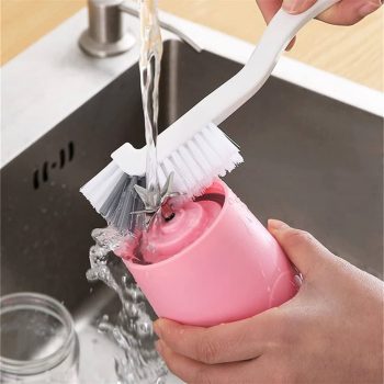 Right Angle Narrow Kitchen Bath Cleaning Brush