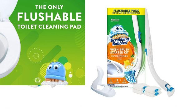 Scrubbing Bubbles Fresh Brush Toilet Bowl Cleaning System Starter Kit