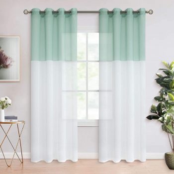BGment Sheer Curtains 63 inch Length 2 Panels Set