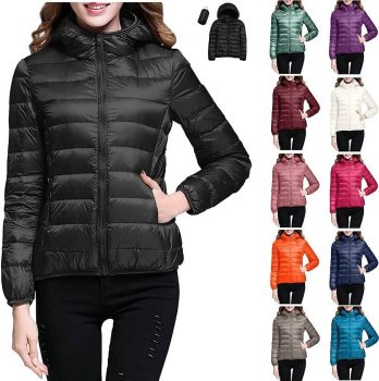 Women Warm Waterproof Lightweight Jacket