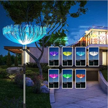 80%off MIS1950s Solar Pathway Lights Outdoor, IP65 Waterproof Solar Garden Lights, 7 Colors Changing LED Pathway Lights Solar Powered for Patio Yard Backyard Lawn Landscape Outdoor Decorative