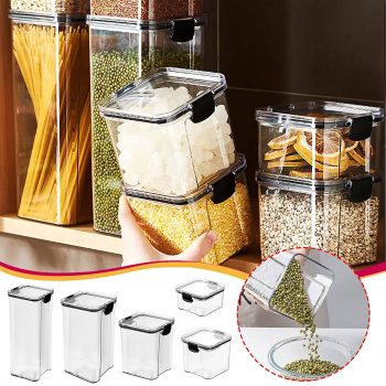 Airtight Food Storage Containers with Easy Lock Lids