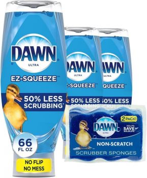 INCLUDES 3X22 OZ BOTTLES + 2 SPONGES