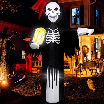 7 FT LED Halloween Inflatables Ghost Outdoor Decor