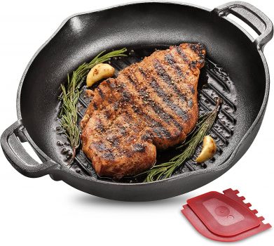 MGKKT Cast Iron Grill Pan
