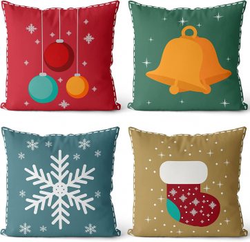 Christmas Pillow Cases -4 Pack
