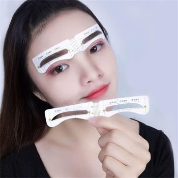 Lazy Quick Eyebrow Stickers Eyebrow Card Template 