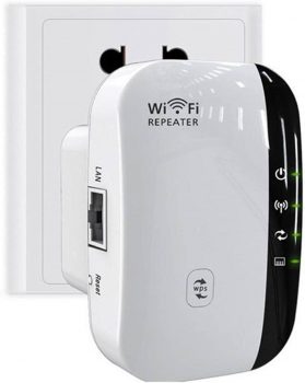 WiFi Range Extender and Signal Booster, WiFi Range Booster, Built-in 2 Antenna, Wireless Internet Amplifier, 2.4ghz, Long Range Amplifier with Ethernet Port, Access Point