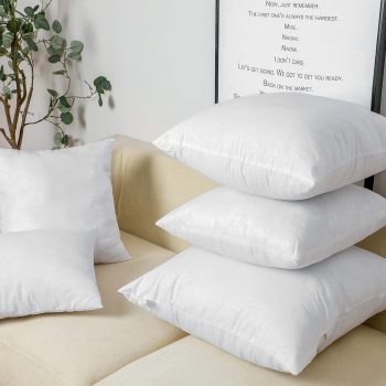 ORANIFUL Pillow Inserts 16×16 Set of 4 Square