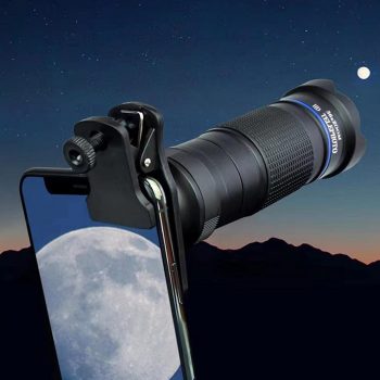 36x High-Definition Cell Phone Zoom Lens with Phone Clip, Mobile Phone External Camera Lens, Good Color Reproduction, Universal Kit, for Most of The Cell Phone