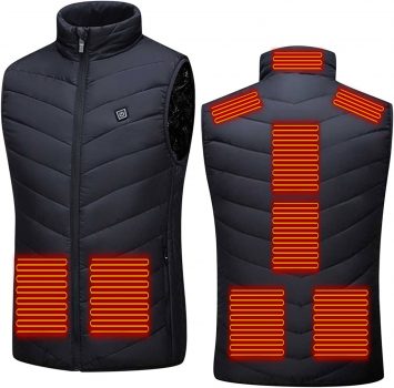 Heated Jacket Winter Outdoor Warm Clothing Soft Shell Electric Heating Coat