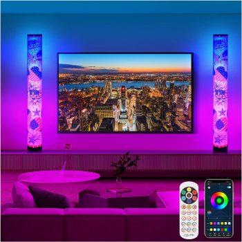 Heceltt Led Floor Lamp 2 Pack