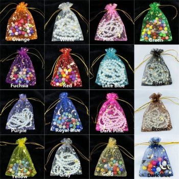  50pcs Mesh Jewelry Bags