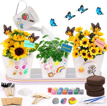 Painting and Planting Flower Growing Kit