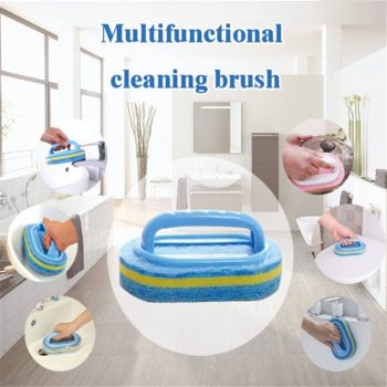 Handles Sponge Brush Blue Soft Magic Sponge Eraser Cleaning