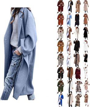 Xlnuln Women’s Casual Overcoats 