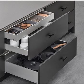 2 pcs Black Cabinet Knob T Bar Handle Pull