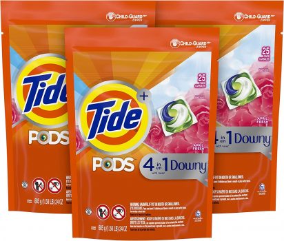Tide PODS with Downy, Liquid Laundry Detergent Pacs