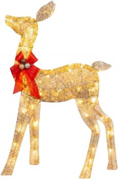 GBSELL Lighted Christmas Reindeer Decorative Lamp