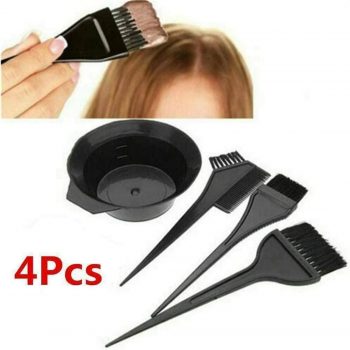4 PCS Hair Color Bowl and Brush Set