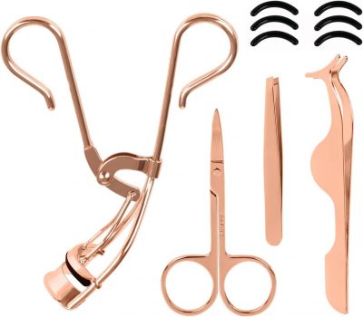 KENASTA Rose Gold Eyelash Curlers Kit