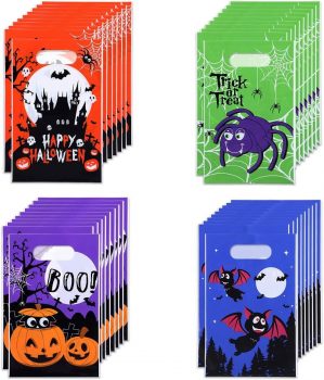 STOBOK 120pcs Halloween Candy Bags