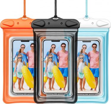 WATERPROOF PHONE CASE–3 PACK