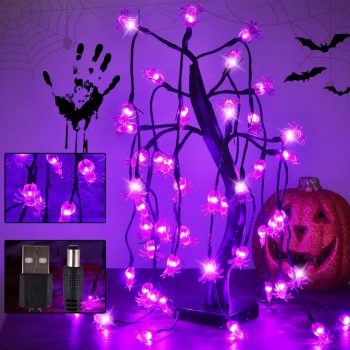 ILLUMINE 48 LED Black Halloween Tree