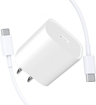 20W USB C Wall Charger with USB C to Type C Cable