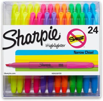 Sharpie Liquid Pocket Highlighters Assorted Colors