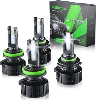 AUROPOLA H11/H9/H8 Low Beam 9005/HB3 High Beam LED 