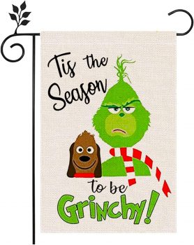 Merry Christmas Garden Flag Double Sided