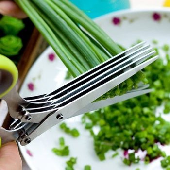 Multi-Layers Kitchen Herb Scissors