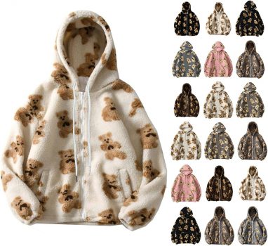  Womens 2022 Winter Coats Zipper Long Sleeve