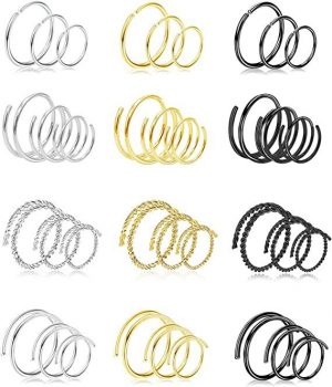 ZNBOH Double Nose Ring