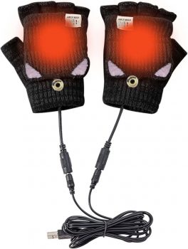 OLOPE USB Heated Gloves for Women & Men