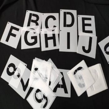  36Pcs/Set Alphabet Letter Stencils + Number Stencils
