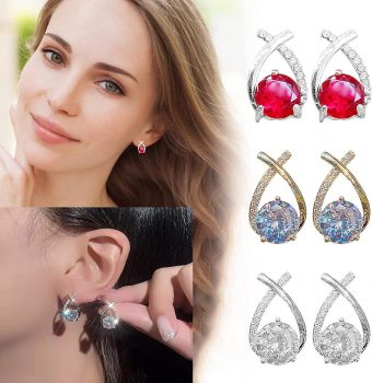 Crazypig Mermaid Tall Stud Earrings for Women