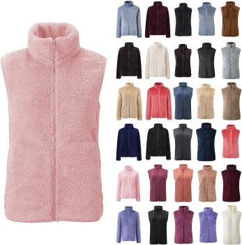 Wuztai Plush Warm Vest Women’s