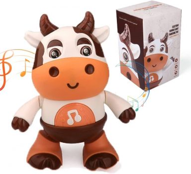 Baby Cow Musical Toys with Music LED Lights