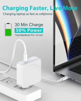 96W MacBook Pro Charger for MacBook Air, iPad Pro