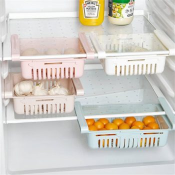 Adjustable Drawer for Fridge Kitchen