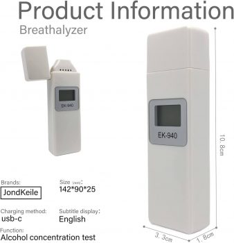 Alcohol Test USB Rechargeable