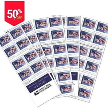 100count U.S. flag 2019 Postage Stamps First Class Coil of 100