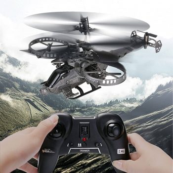 MIANHT Remote Control Helicopter – RC Drone with LED Light